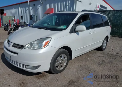 2004 Toyota Sienna Xle из США, поврежденный, VIN 5TDZA22C04S123985